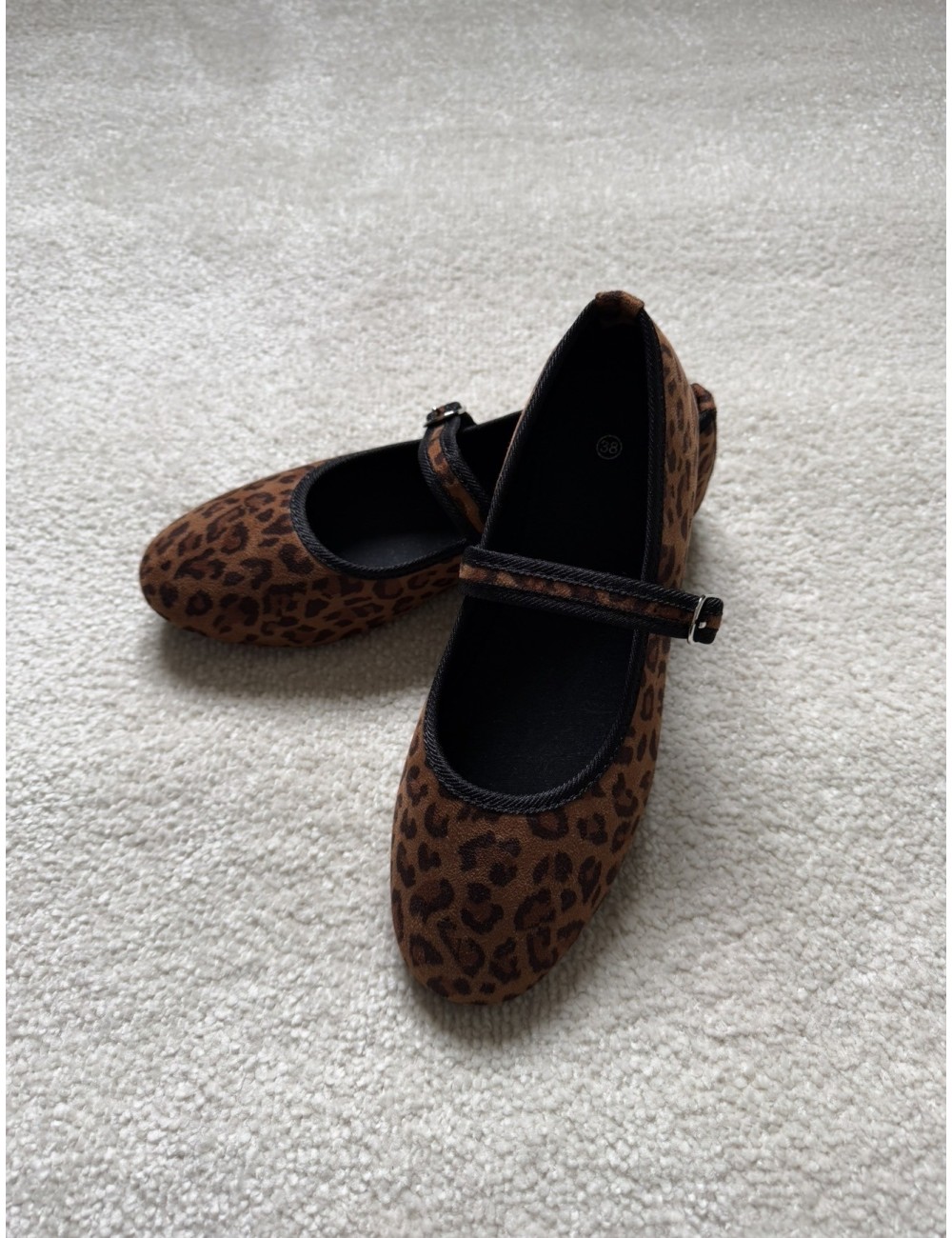 Ballerines plates léopard