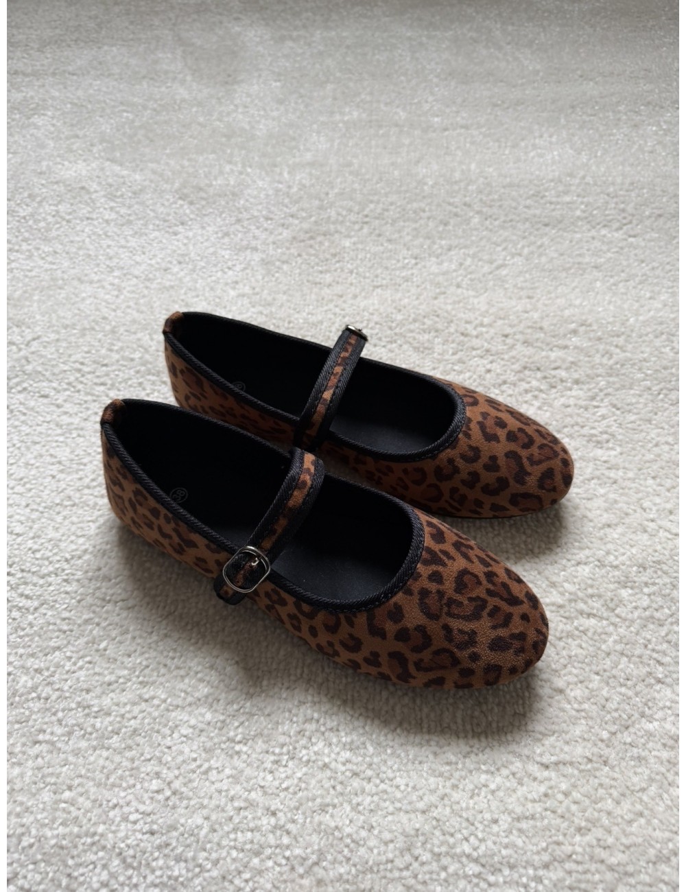 Ballerines plates léopard