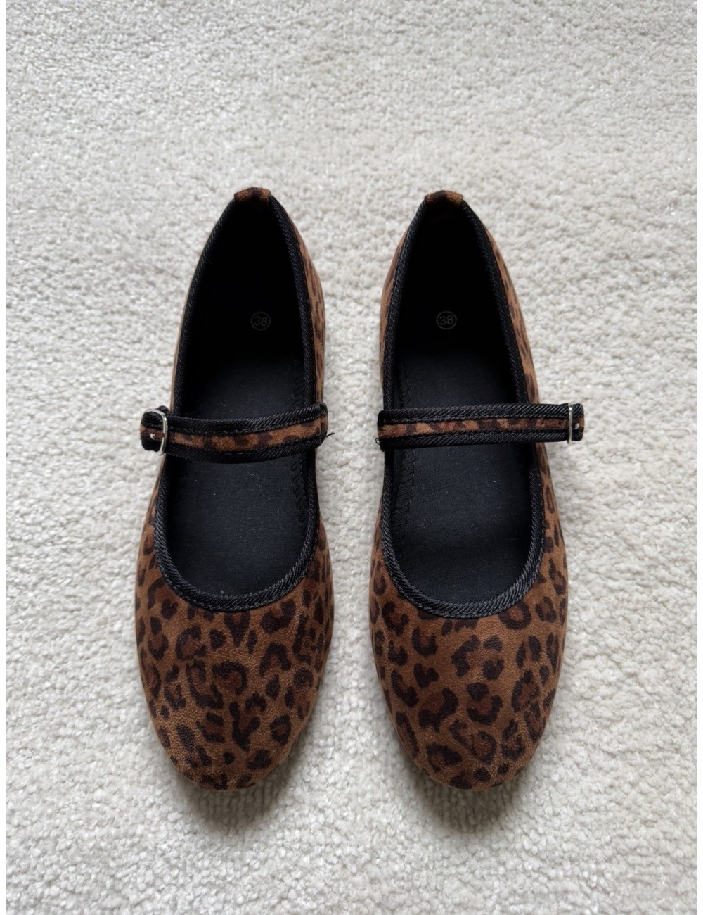 Ballerines plates léopard