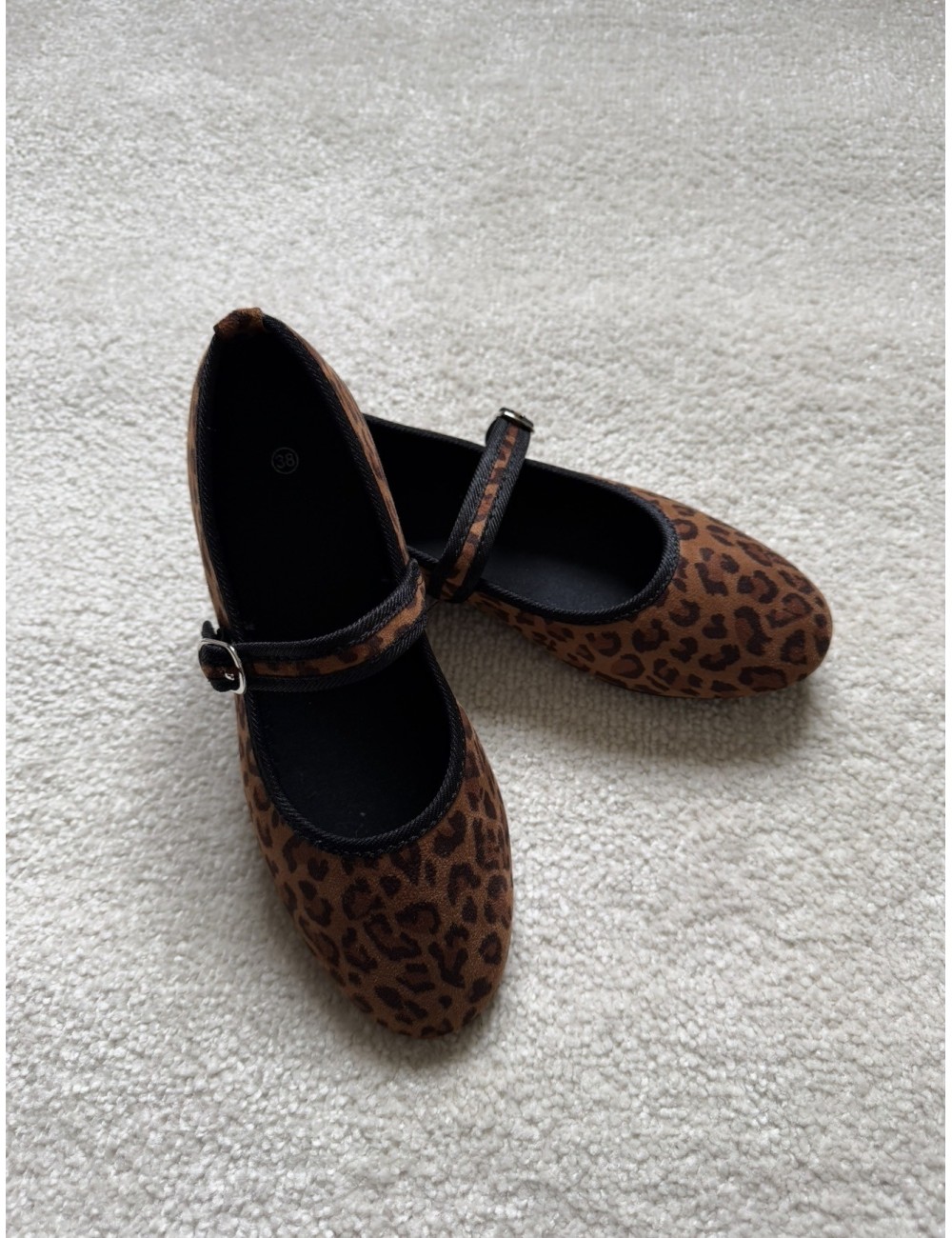 Ballerines plates léopard