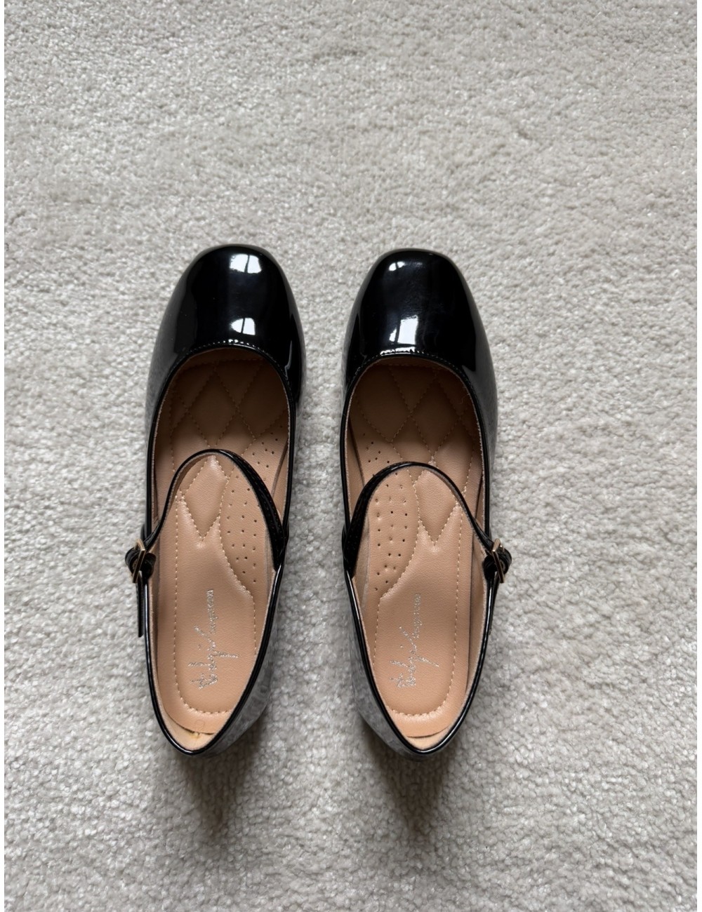 Ballerines noires vernies