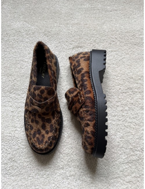Mocassins léopard