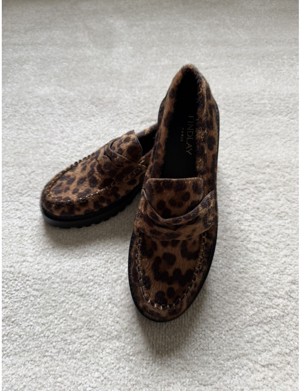 Mocassins léopard