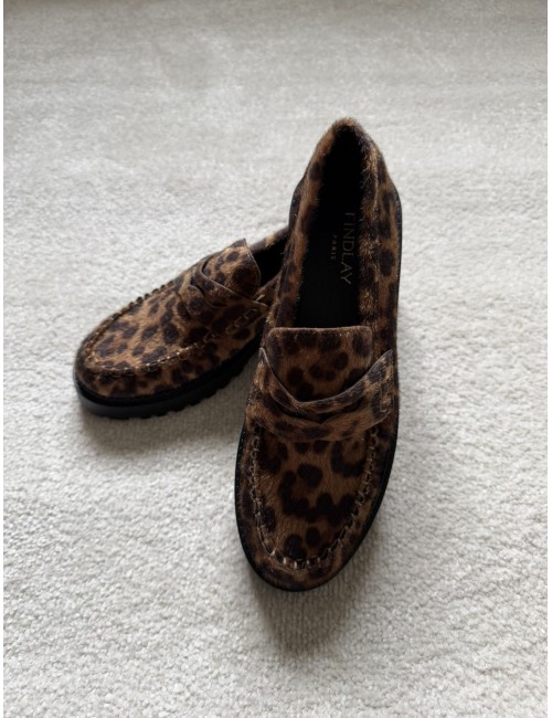 Mocassins léopard