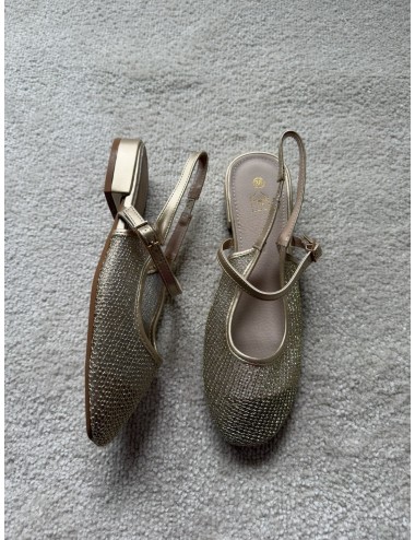 Slingbacks plates avec brides