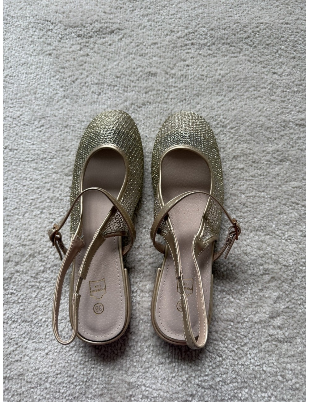 Slingbacks plates avec brides