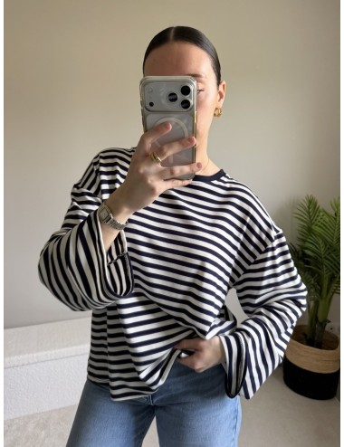 Top manches longues à rayures