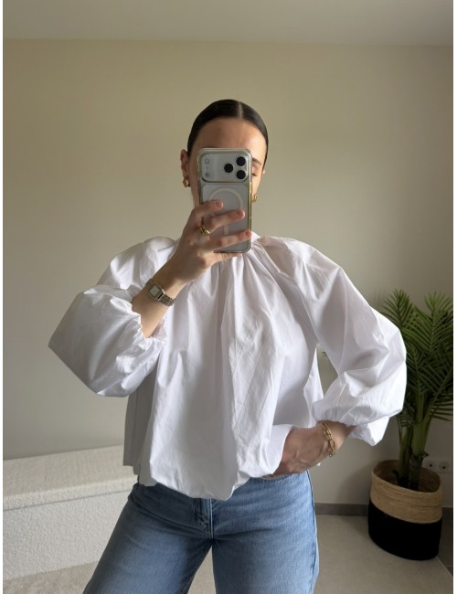 Blouse en coton dos nu