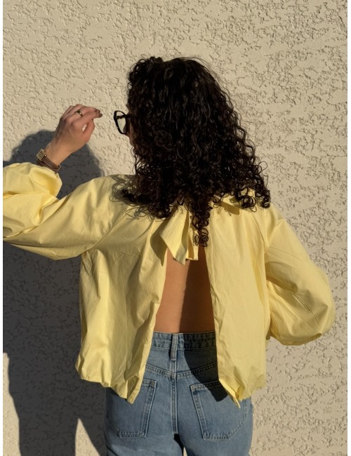 Blouse en coton dos nu