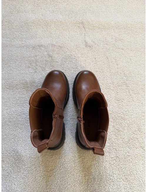 Bottines marron chelsea