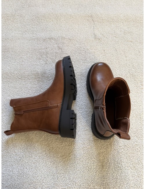 Bottines marron chelsea