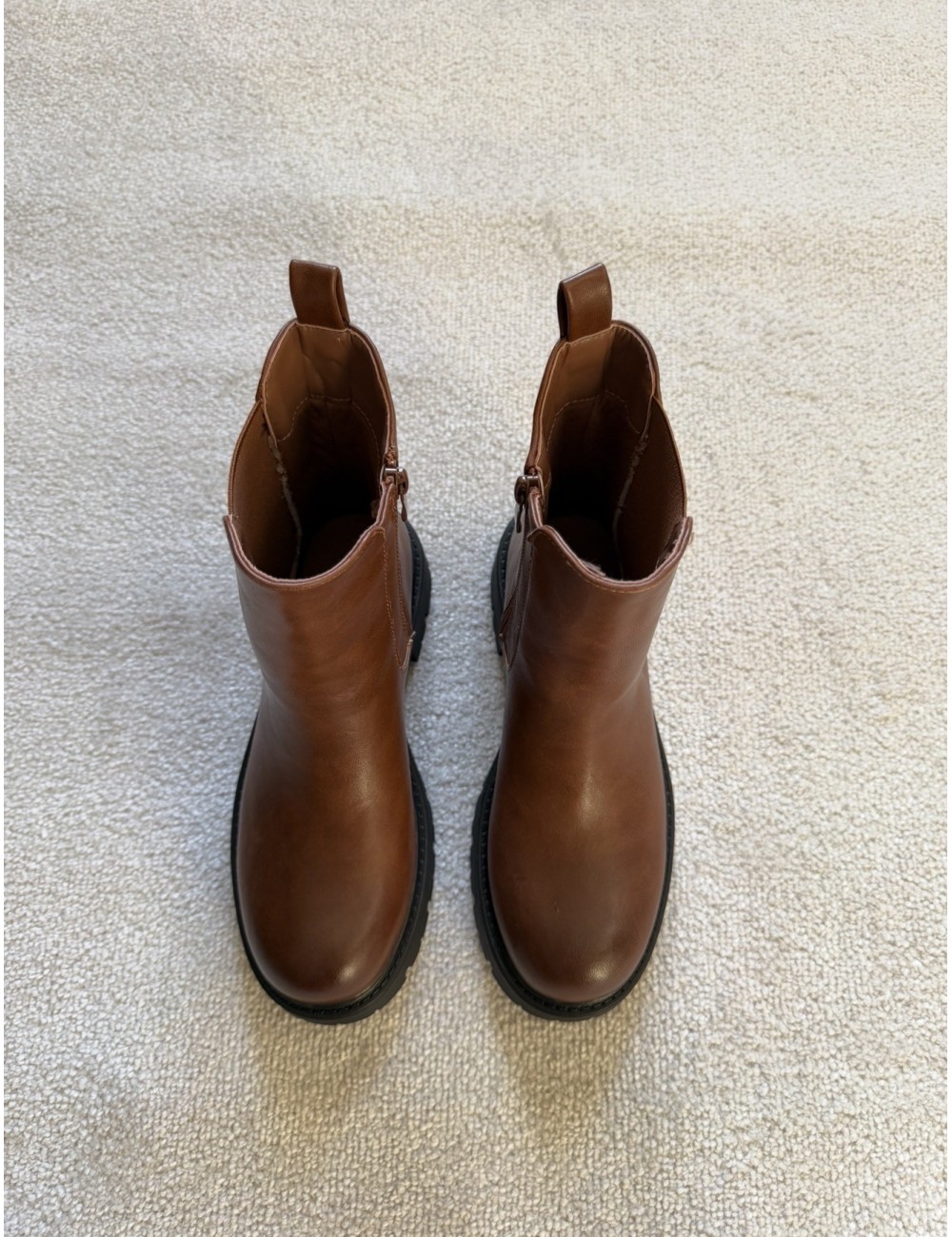 Bottines marron chelsea