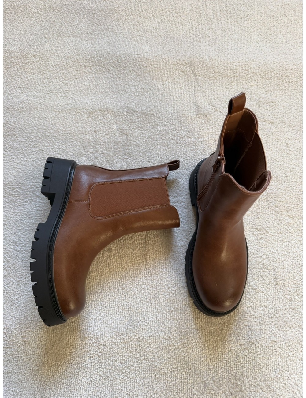 Bottines marron chelsea