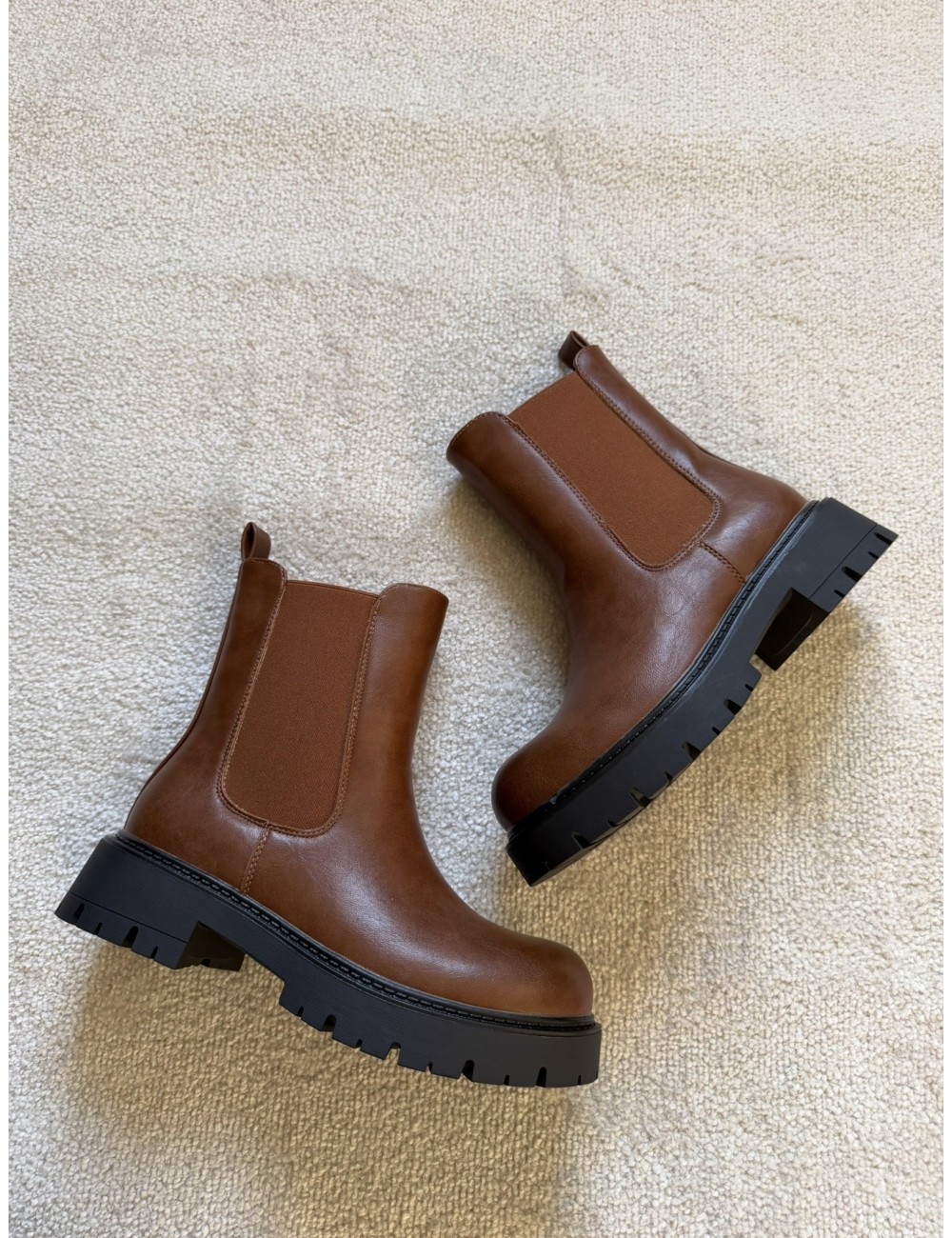 Bottines marron chelsea