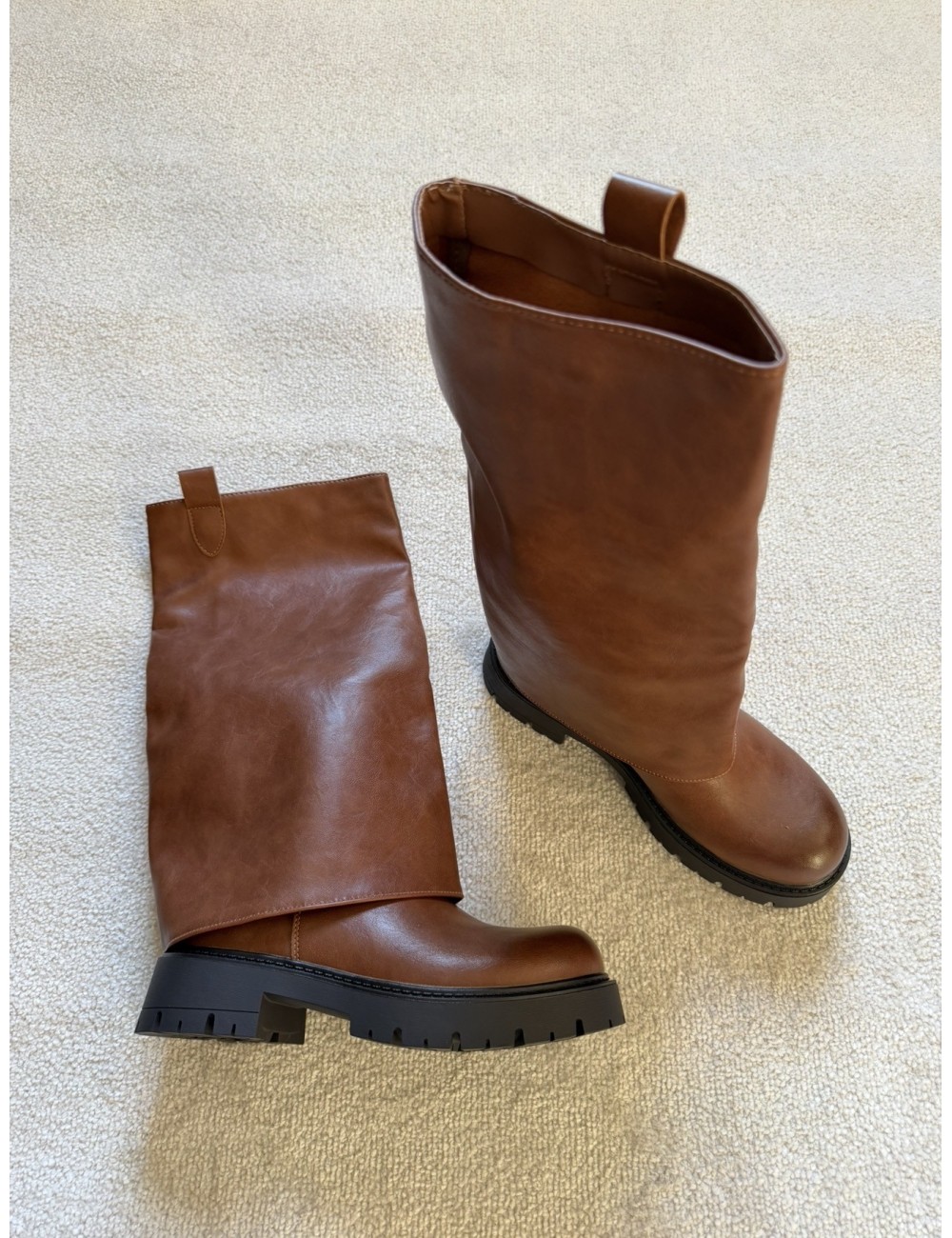 Bottines marron chelsea