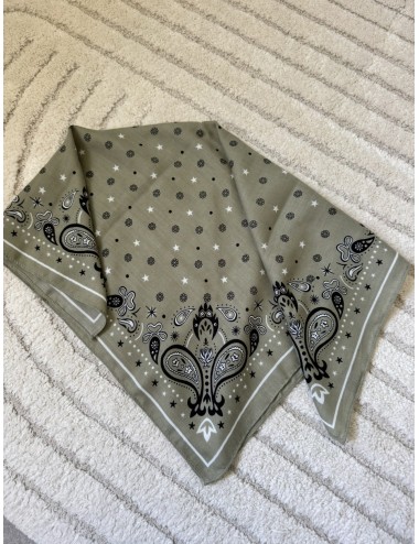 Foulard carré imprimé Paisley