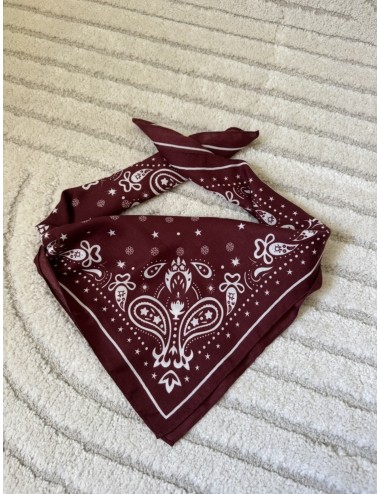 Foulard carré imprimé Paisley