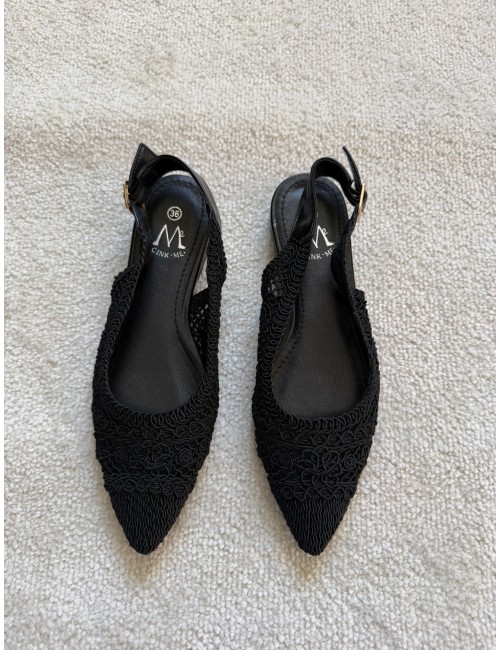 Slingback en crochet