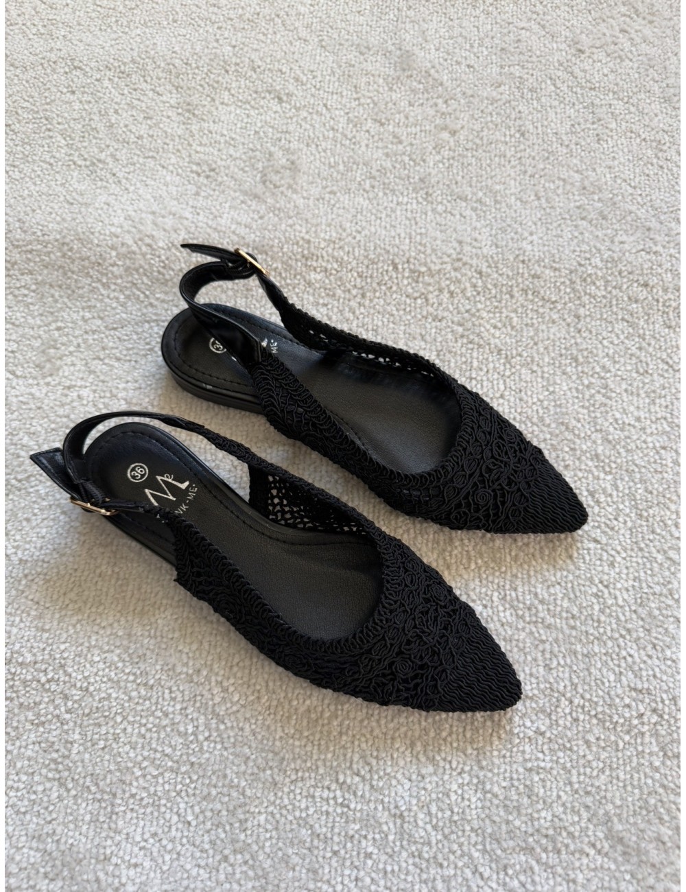 Slingback en crochet