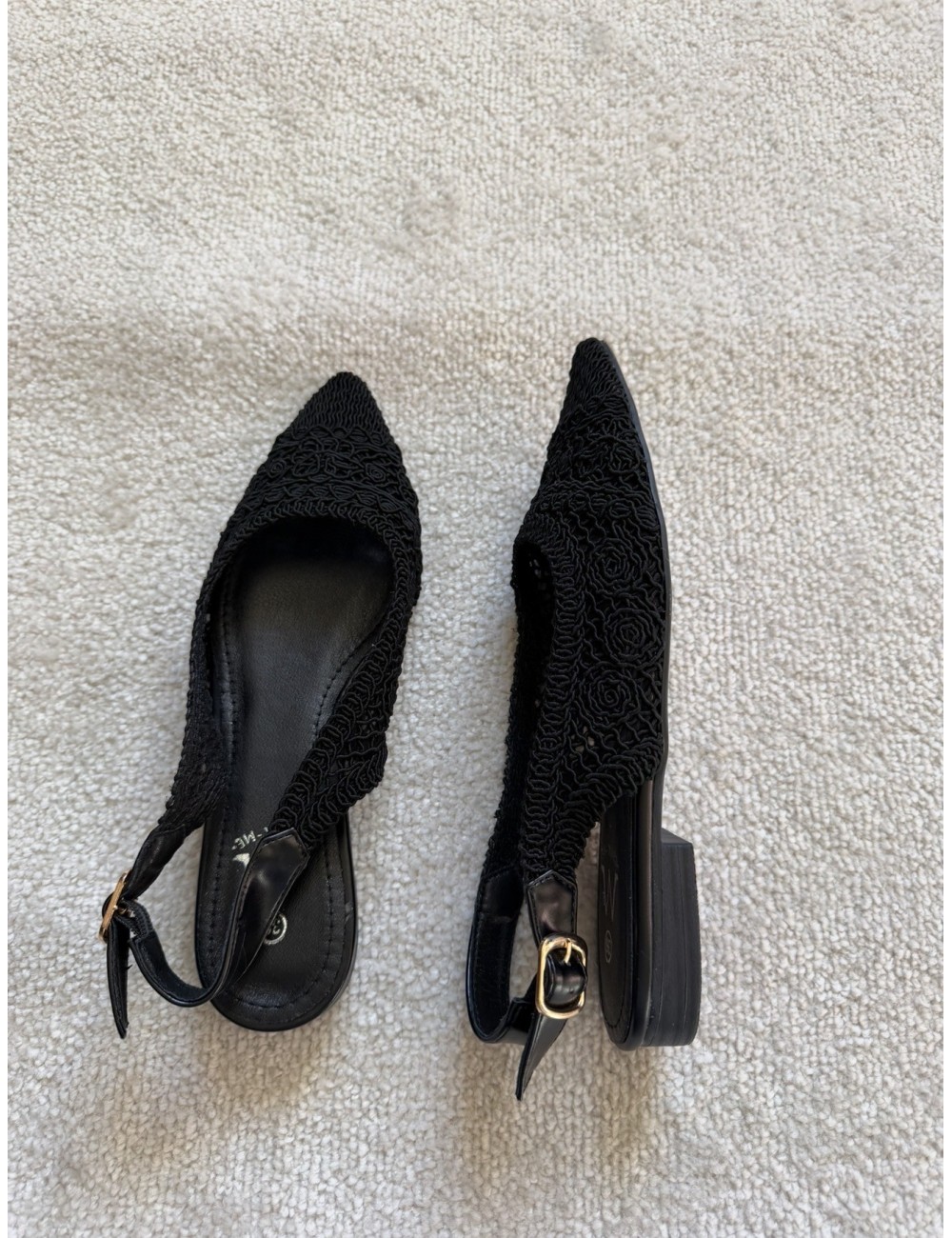 Slingback en crochet