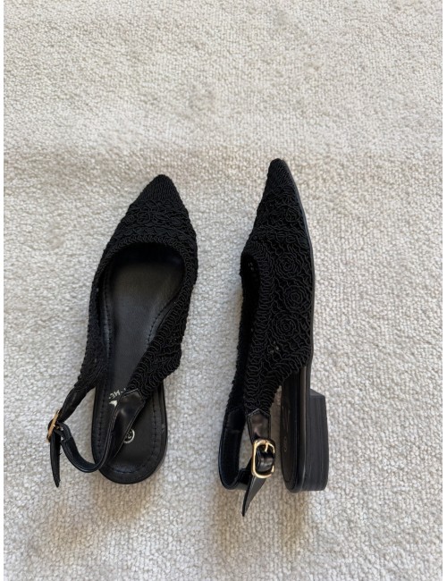 Slingback en crochet