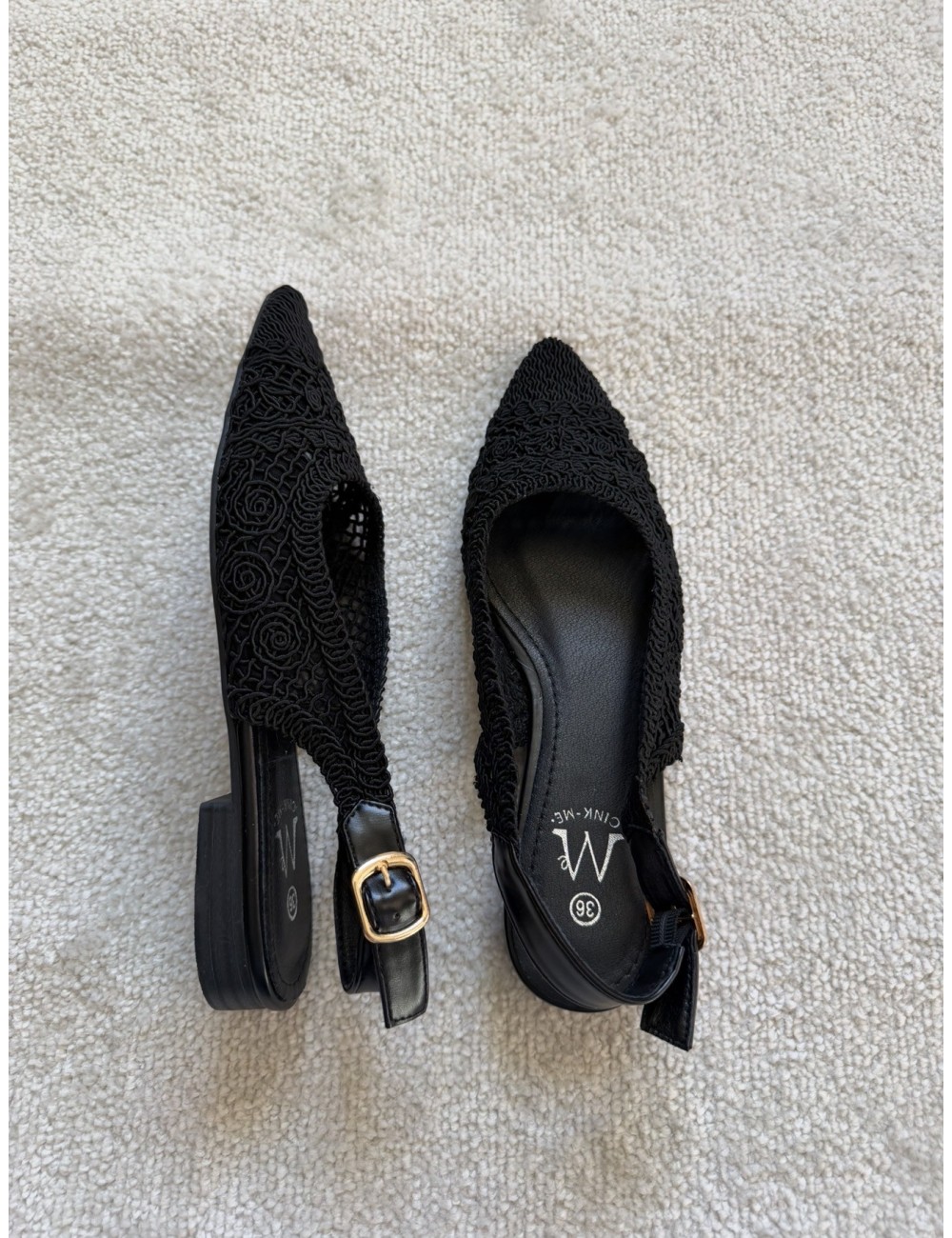 Slingback en crochet