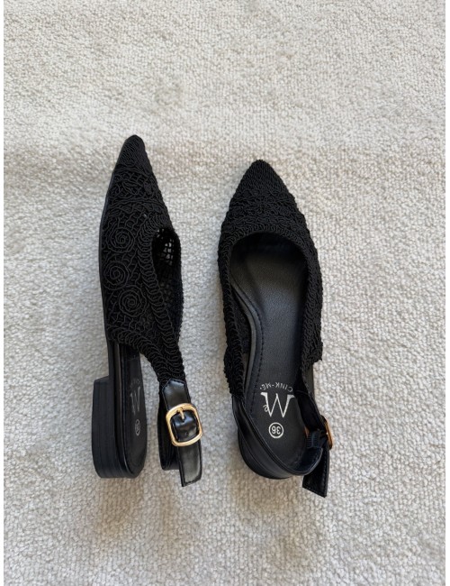 Slingback en crochet